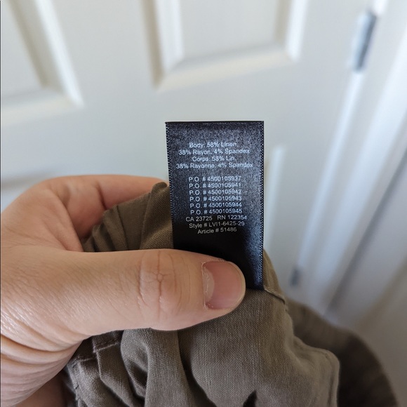 Aritzia Babaton Errol Linen Pants - Size M - Picture 5 of 6